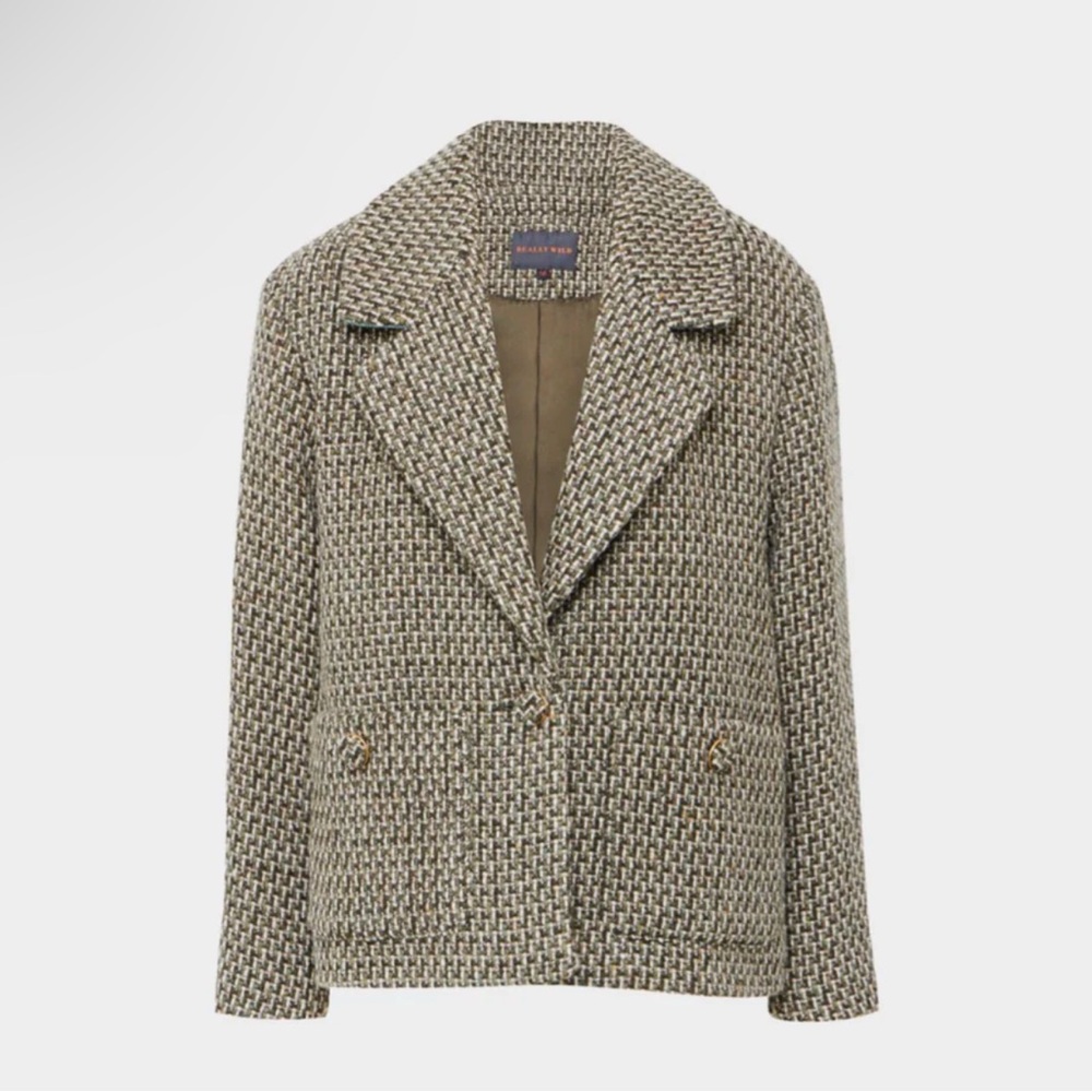 Really Wild London Boxy Tweed Jacket